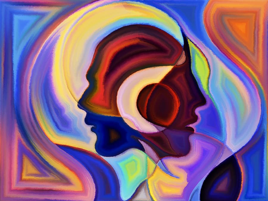 A person reflecting