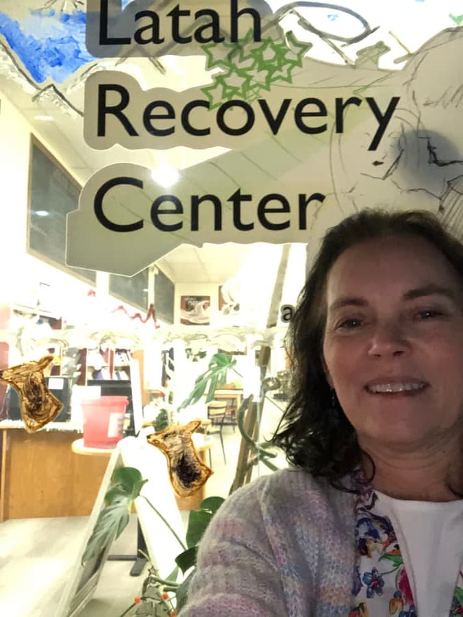 Colleen at training